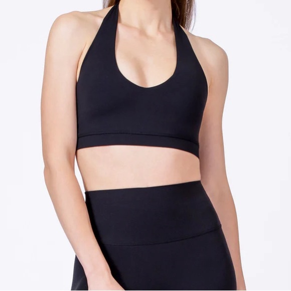 Aumnie blue halter style sports bra small - Picture 2 of 6